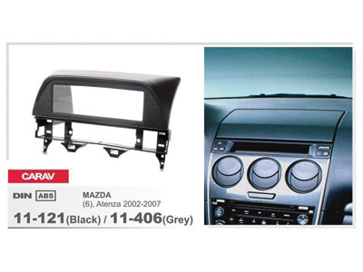 1-DIN Car Audio Installation Kit for MAZDA 6  Atenza 2002-2007 (Black